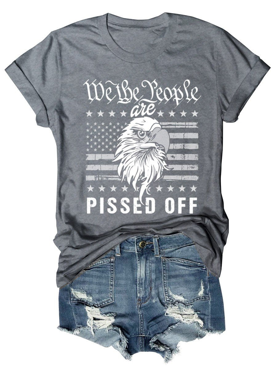 Unisex We The People Are Pissed Off Cotton Tee - Outlets Forever