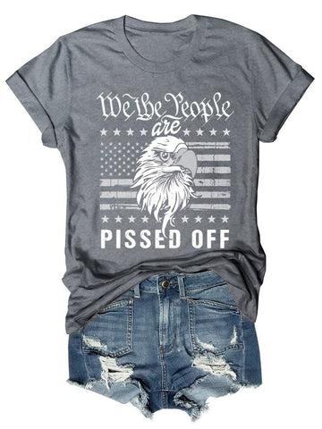 Unisex We The People Are Pissed Off Cotton Tee - Outlets Forever