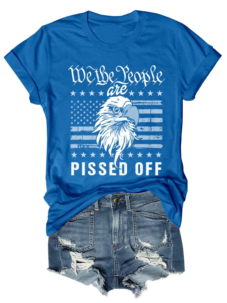Unisex We The People Are Pissed Off Cotton Tee - Outlets Forever