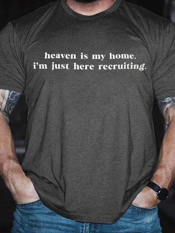 Men's Heaven Is My Home Tee