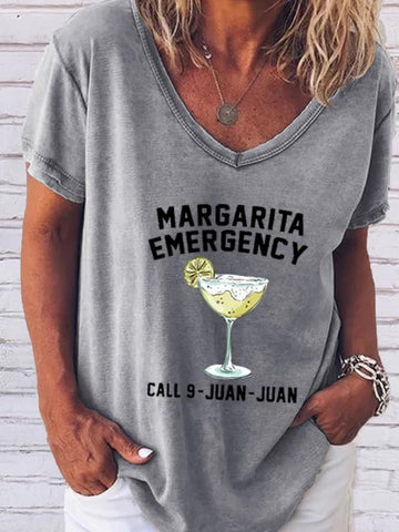 Margarita Emergency Call 9-Juan-Juan Women's T-shirt