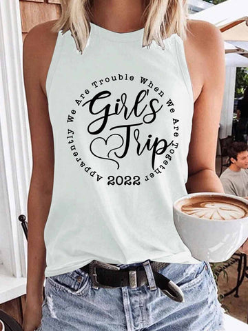 Women Travel Friends Girls Trip 2022 Tank Top - Outlets Forever