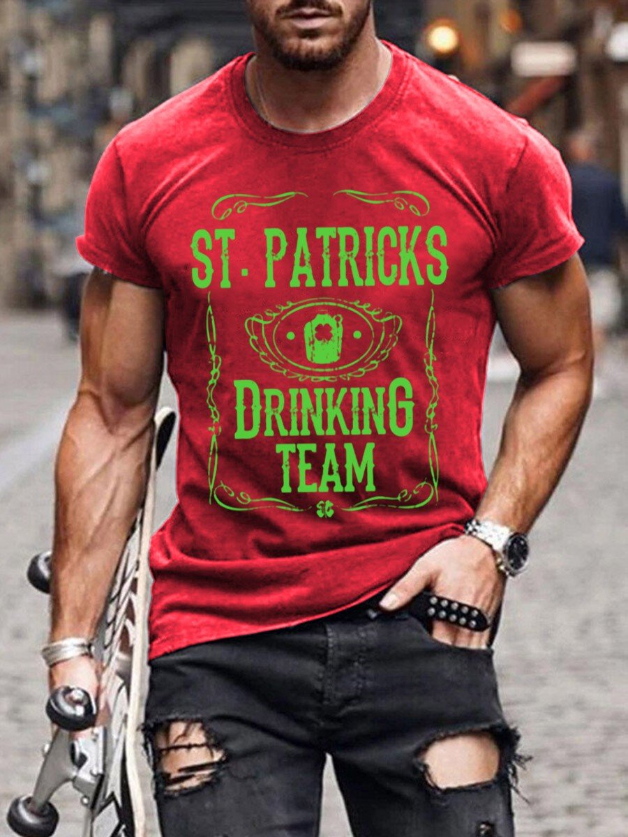 Men's St Patrick's Day Drinking Team Classic T-shirt - Outlets Forever