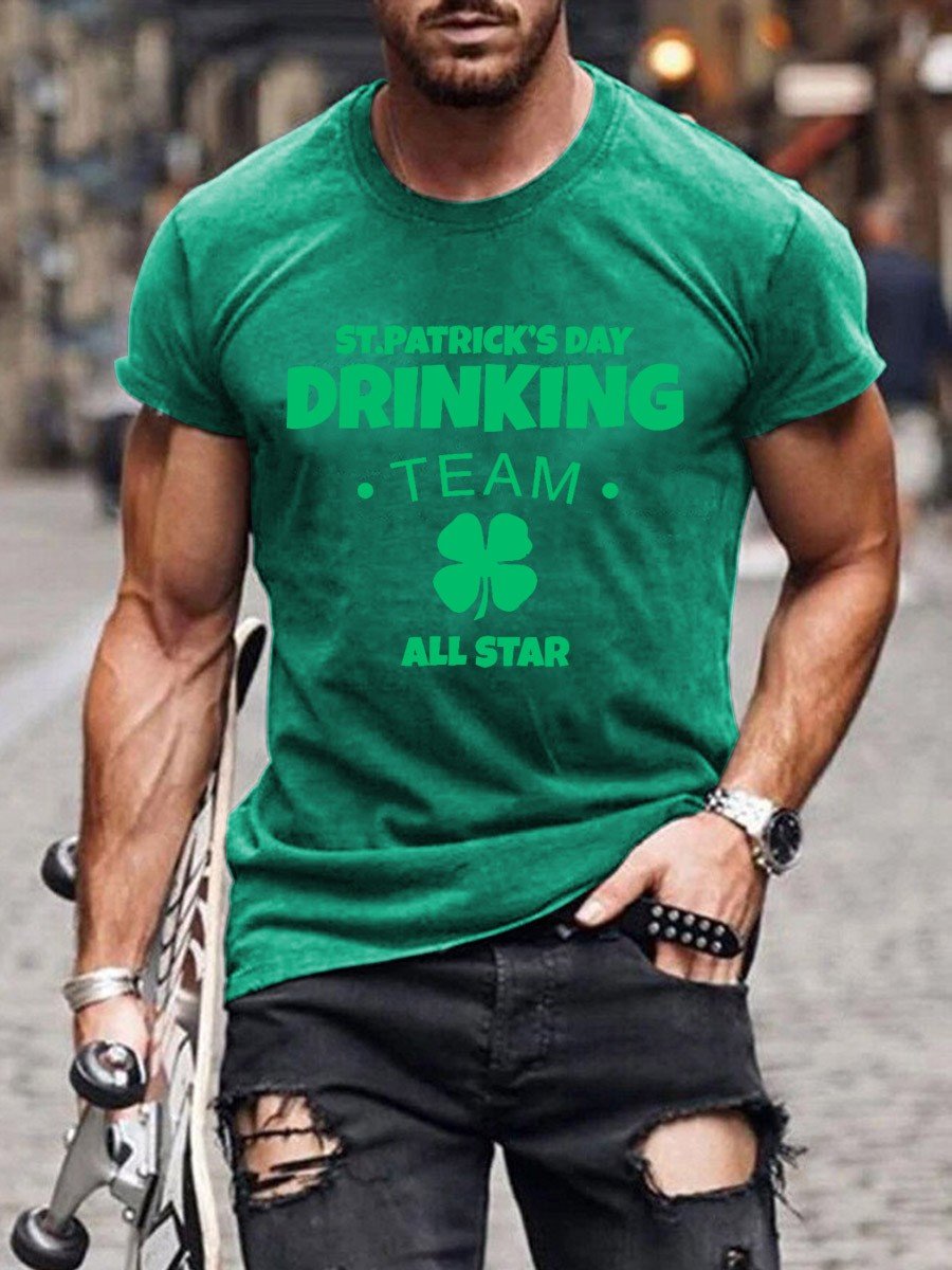 Men's St Patrick's Day Drinking Team Classic T-shirt - Outlets Forever