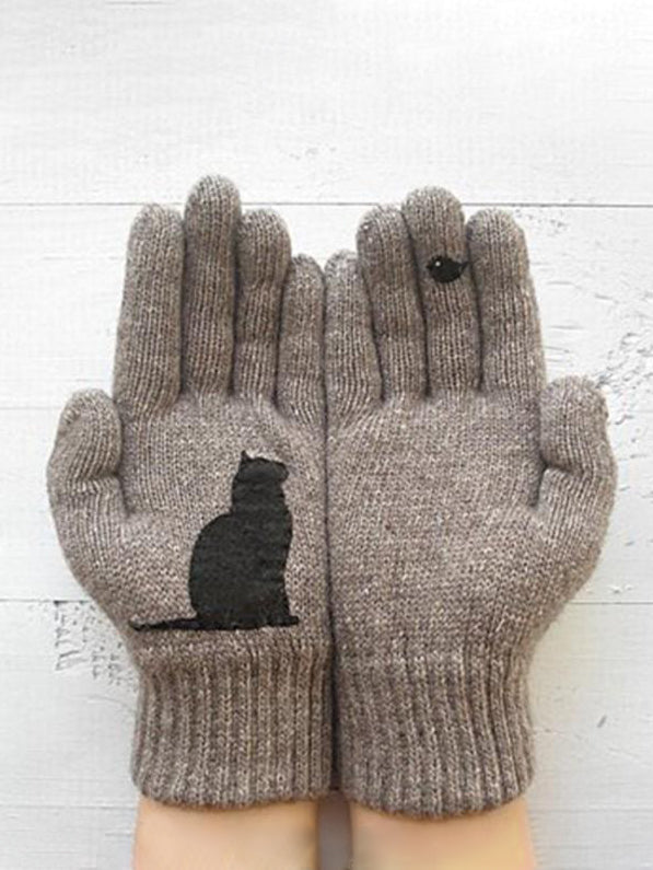 Winter Schöne Tiere Warme Handschuhe & Fausthandschuhe - Outlets Forever