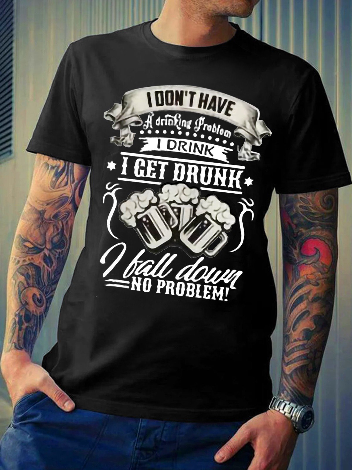 I Drunk I Get Drunk Men's T-shirt - Outlets Forever