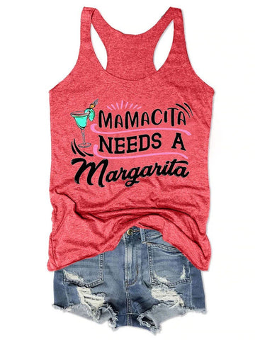 Mamacita Needs A Margarita Women Tank Top