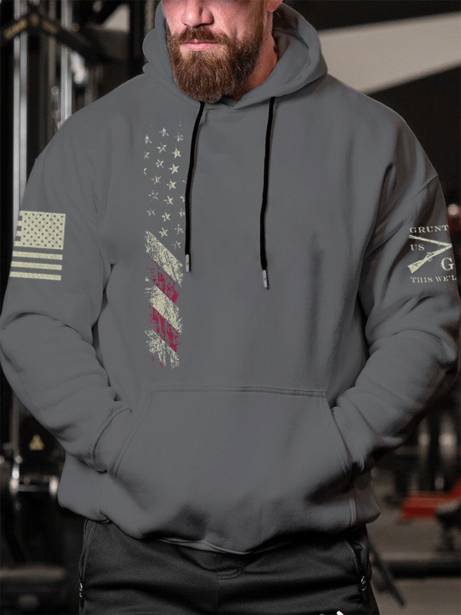 Men's American Flag Hoodie - Outlets Forever