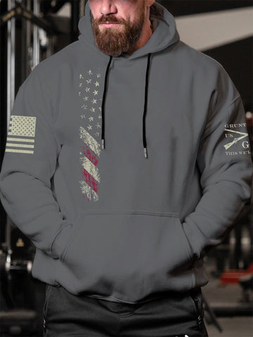 Men's American Flag Hoodie