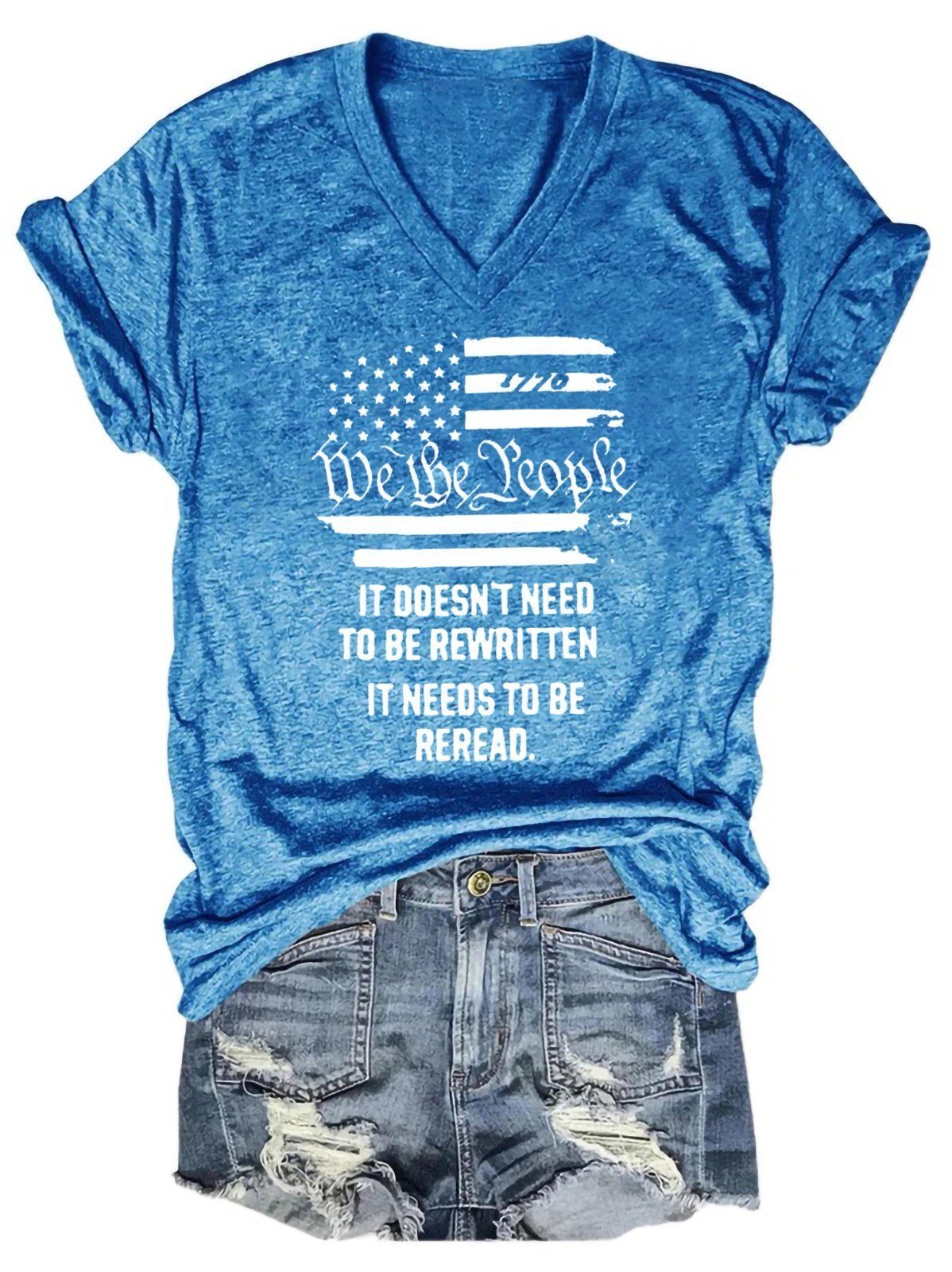 We The People Women's T-shirt - Outlets Forever