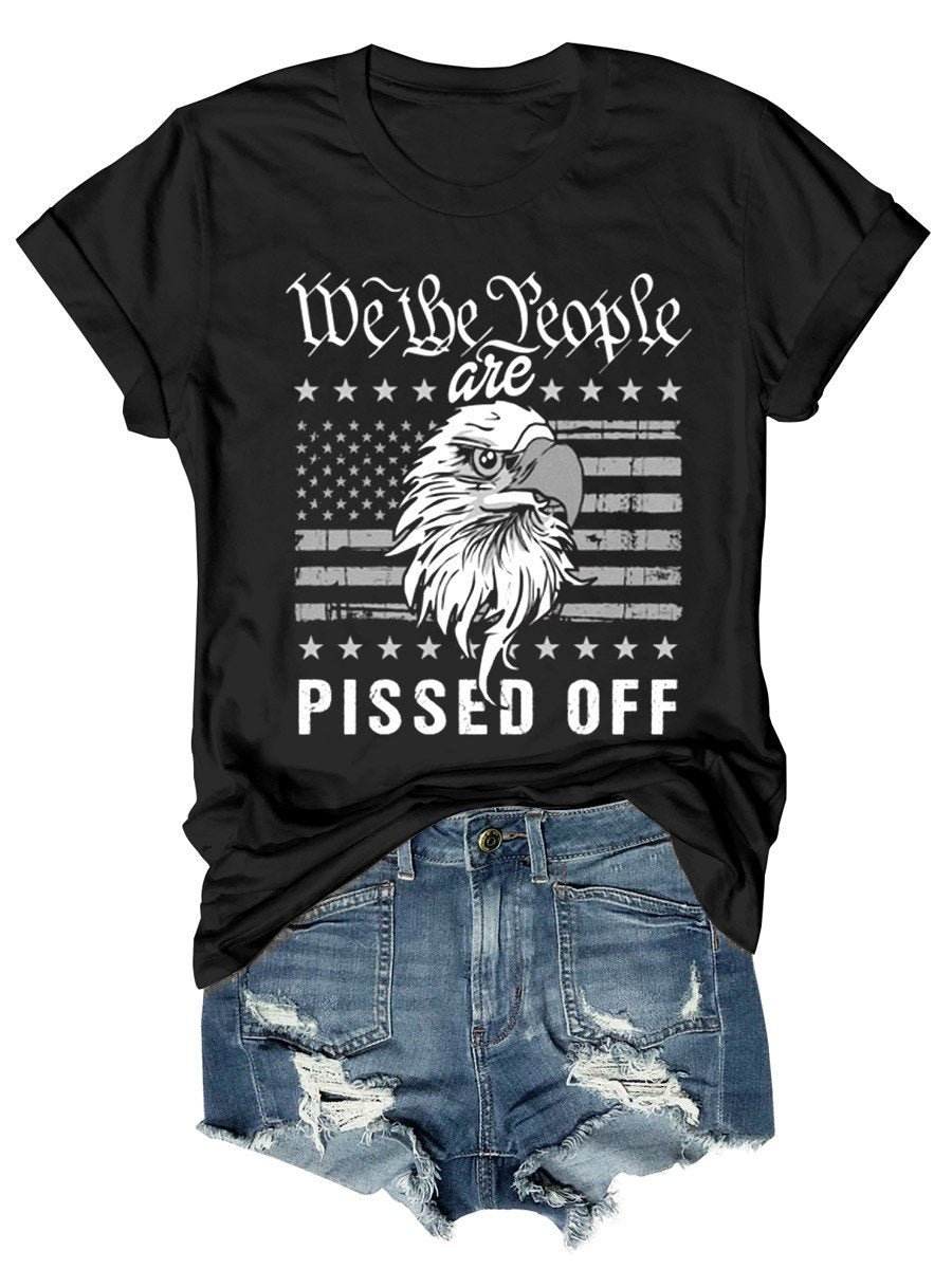 Unisex We The People Are Pissed Off Cotton Tee - Outlets Forever