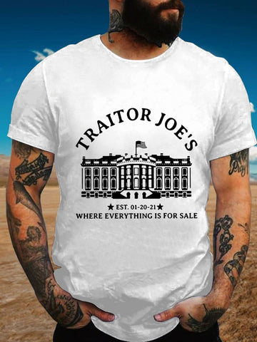 Man Traitor Joe's EST 01 20 21 T-Shirt