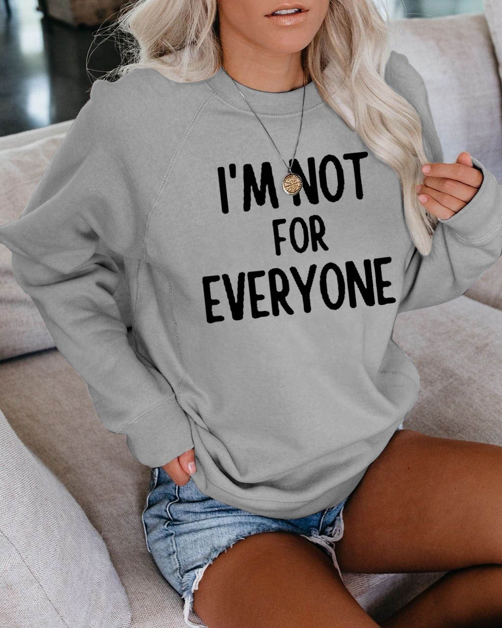 Women's I'm Not For Everyone Sweatshirt - Outlets Forever