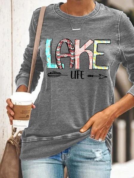 Women Lake Life T-Shirt - Outlets Forever
