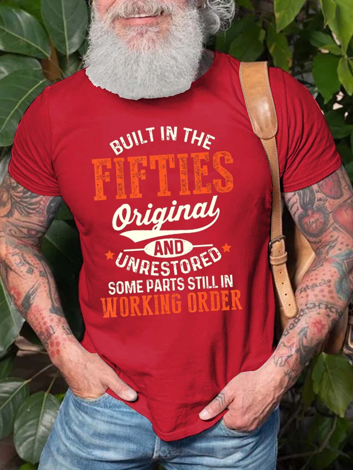 Men's Built In The Fifties Original And Unrestored T-Shirt - Outlets Forever