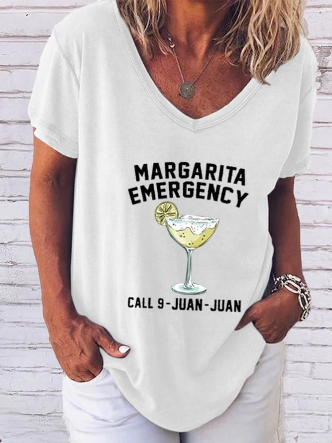 Margarita Emergency Call 9-Juan-Juan Women's T-shirt - Outlets Forever