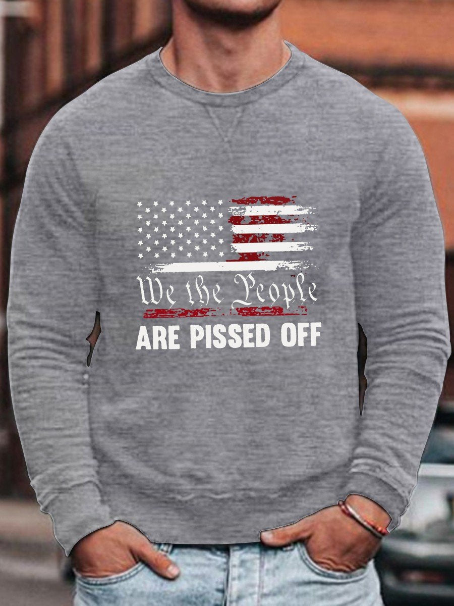 Men's We The People Funny Words Sweatshirt - Outlets Forever