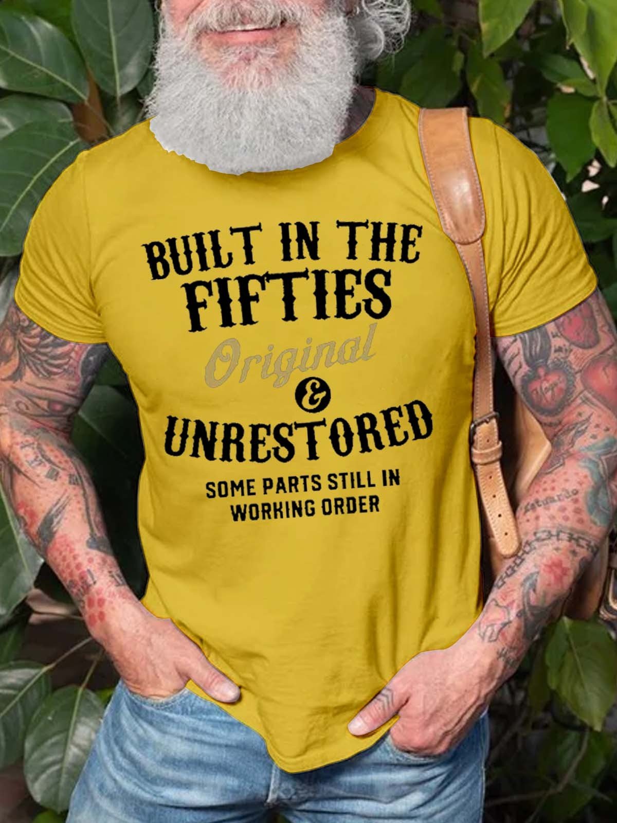 Men's Built In The Fifties Printed T-Shirts - Outlets Forever
