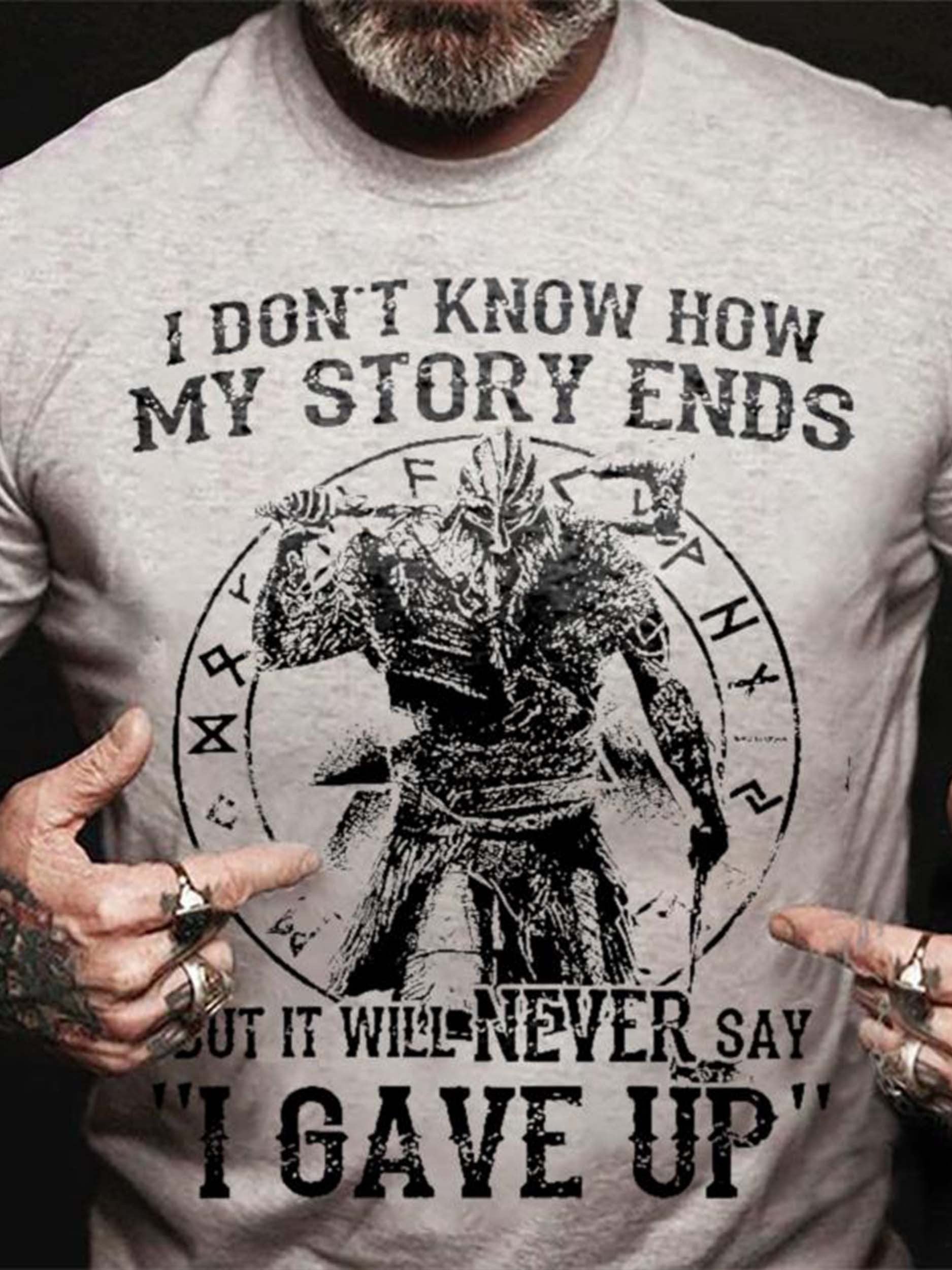 Men's I Don't Know How My Story Ends T-Shirt - Outlets Forever