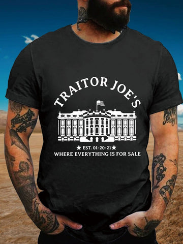 Man Traitor Joe's EST 01 20 21 T-Shirt