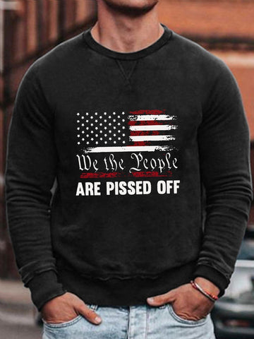 Men's We The People Funny Words Sweatshirt