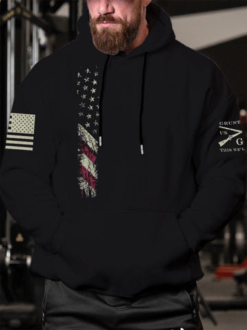 Men's American Flag Hoodie - Outlets Forever