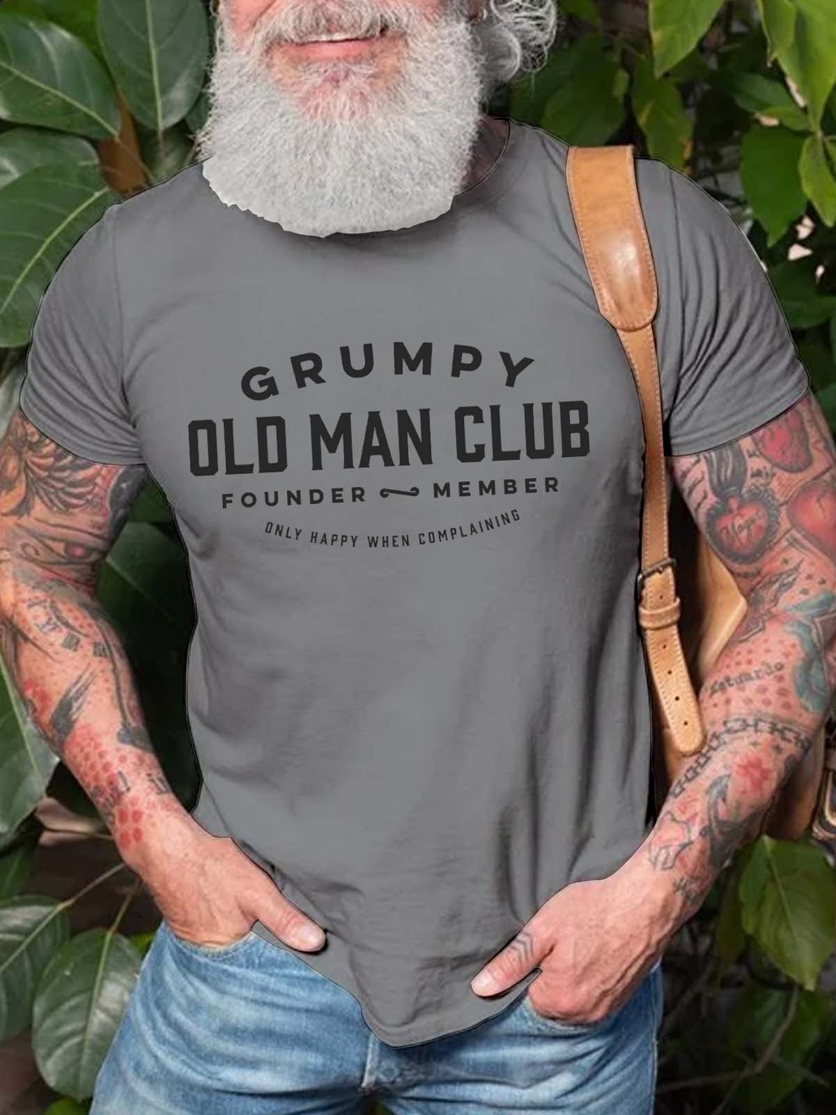 Men's Grumpy Old Man Club T-Shirt - Outlets Forever