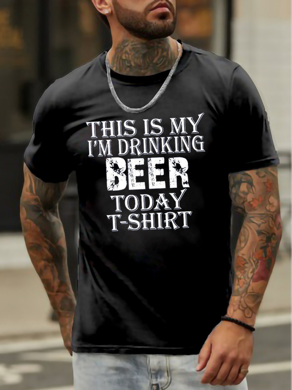 This My I'm Drinking Beer Men's T-shirt - Outlets Forever