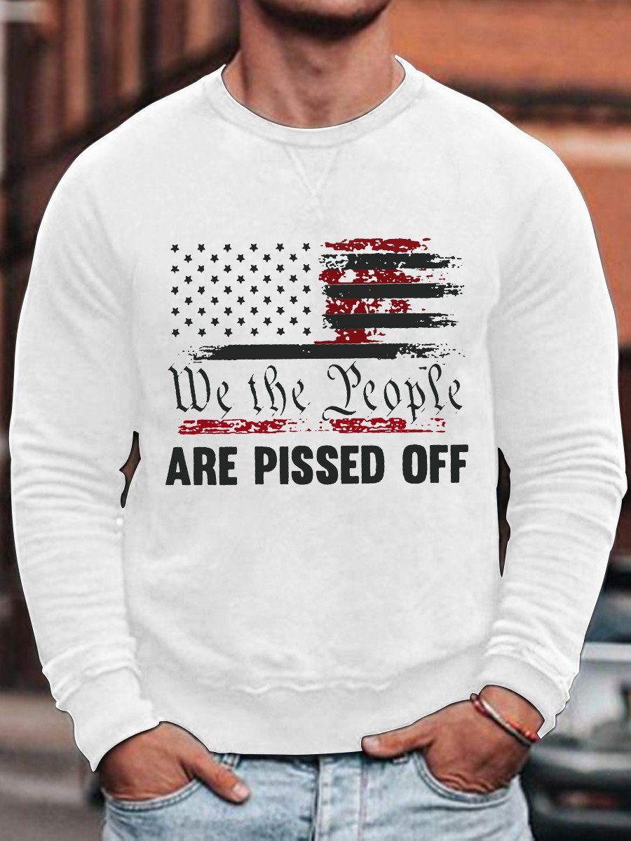 Men's We The People Funny Words Sweatshirt - Outlets Forever