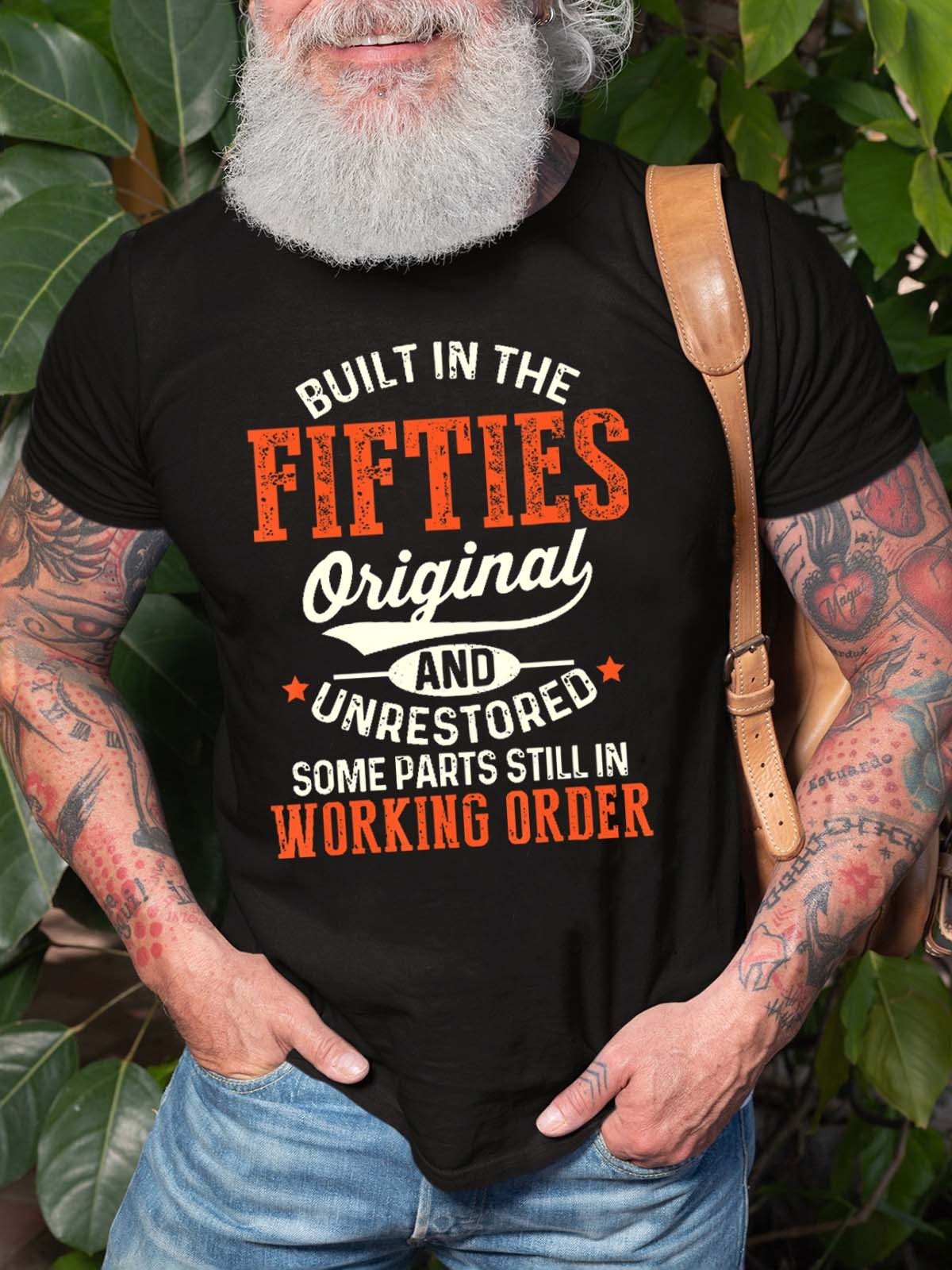 Men's Built In The Fifties Original And Unrestored T-Shirt - Outlets Forever