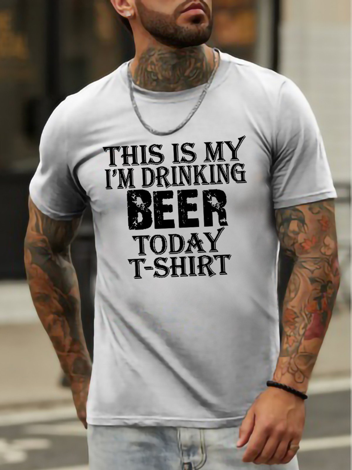 This My I'm Drinking Beer Men's T-shirt - Outlets Forever