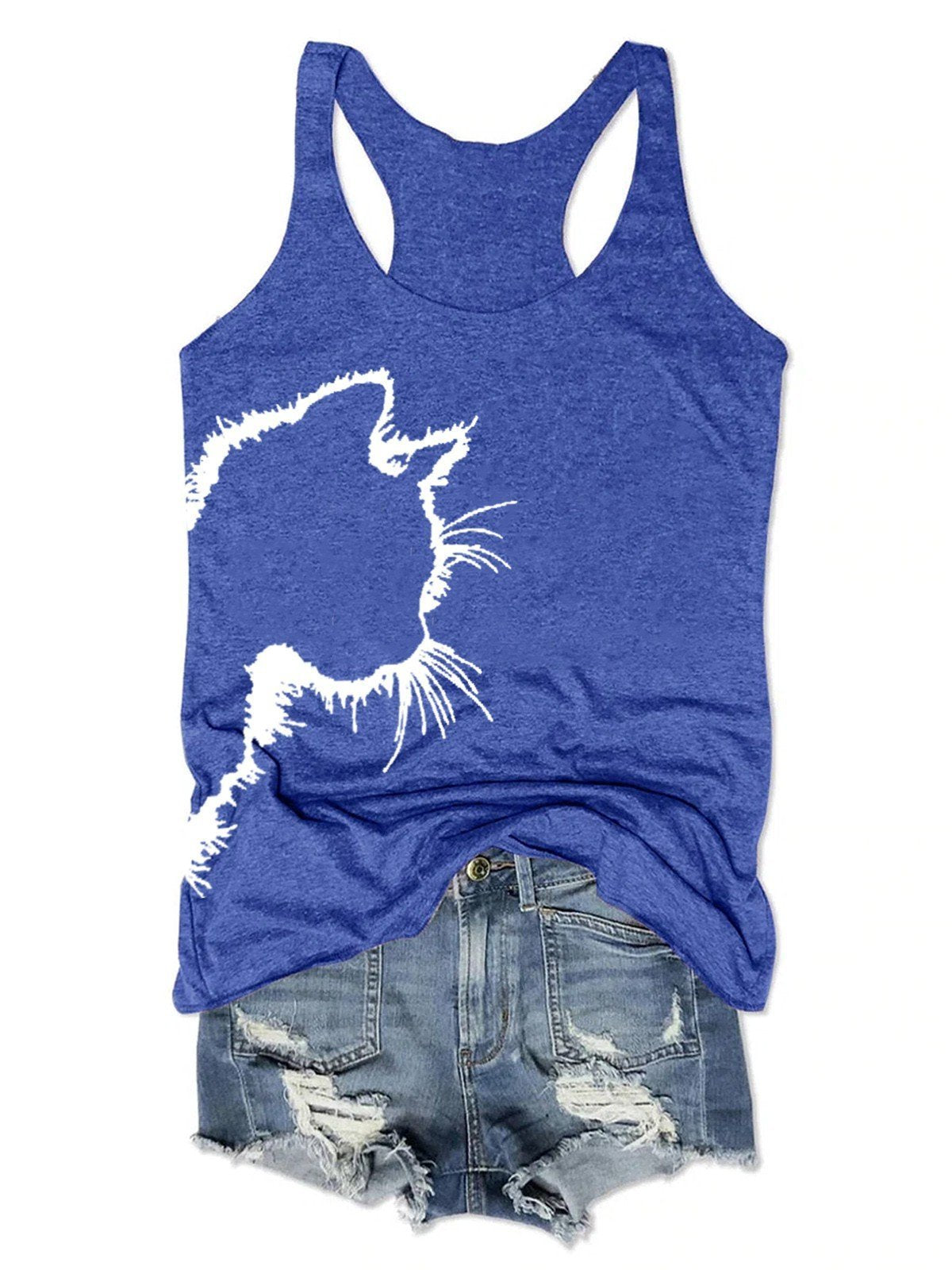Cat Women Tank Top - Outlets Forever