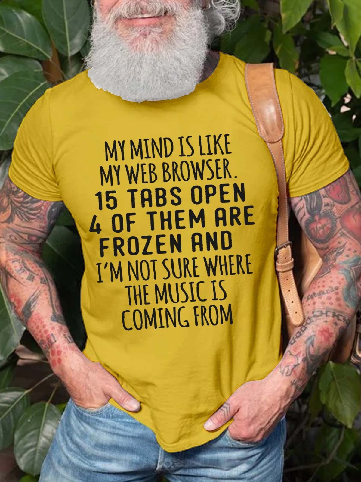 Men's My Mind Is Like My Web Browser T-Shirt - Outlets Forever