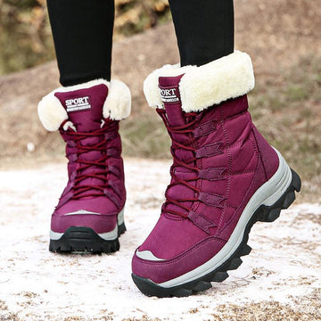 Large Size Cotton Shoes High-top Snow Boots Women's Shoes - CADEAUME