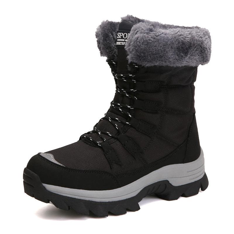 Large Size Cotton Shoes High-top Snow Boots Women's Shoes - CADEAUME