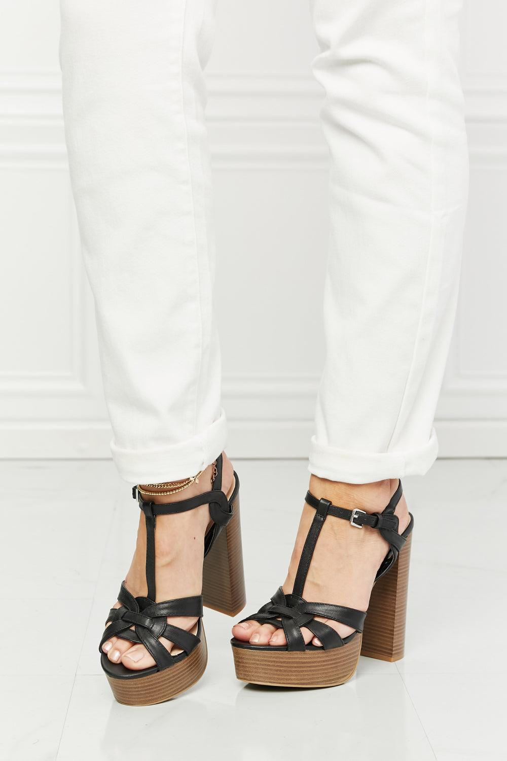 Legend She's Classy Strappy Heels - CADEAUME