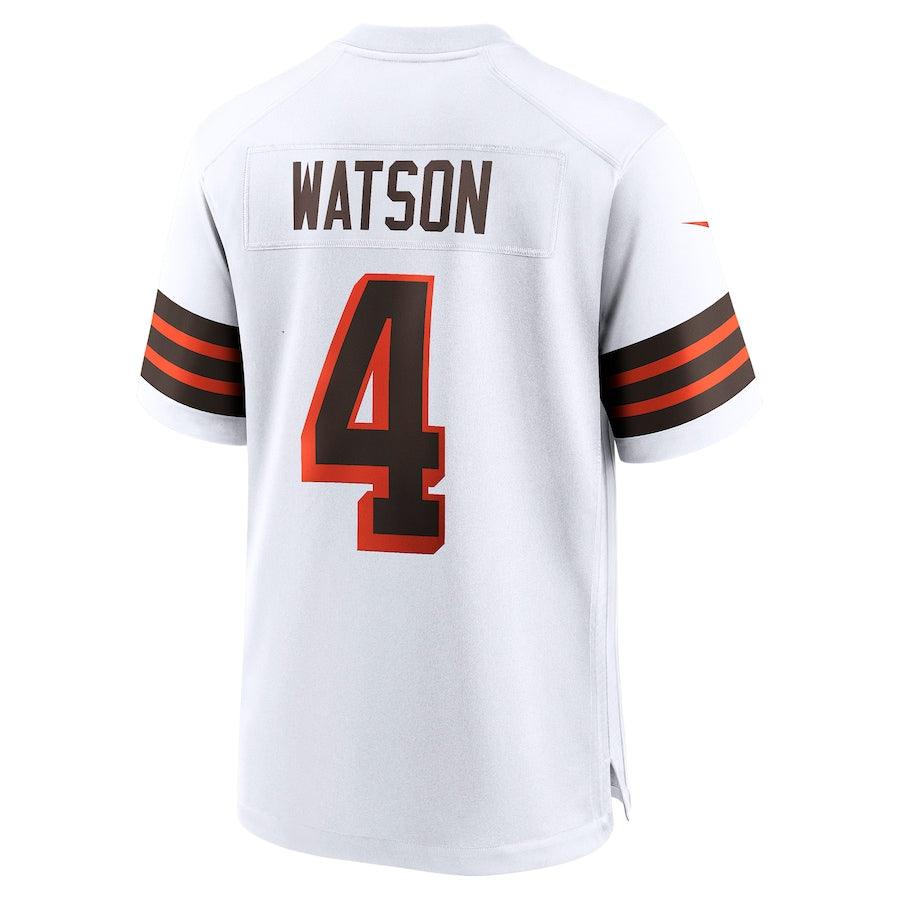 Men’s Cleveland Browns Deshaun Watson Nike White Jersey - CADEAUME
