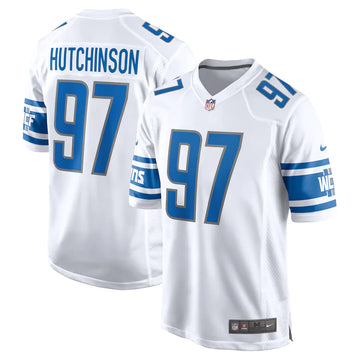 Men’s Detroit Lions Aidan Hutchinson Nike White 2022 Jersey
