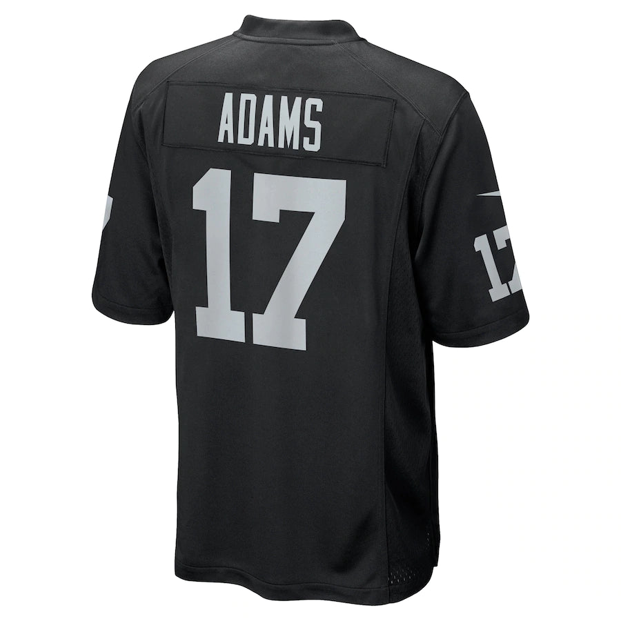 Men’s Las Vegas Raiders Davante Adams Nike Black Game Jersey - CADEAUME