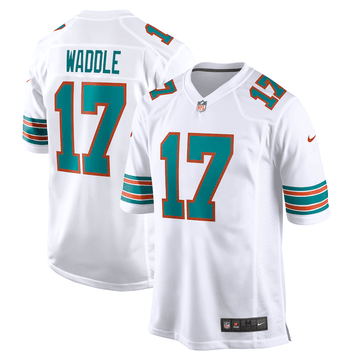 Men’s Miami Dolphins Jaylen Waddle Nike White Jersey - CADEAUME