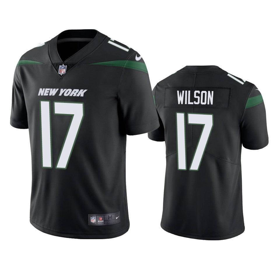 Men’s New York Jets Garrett Wilson Nike Black 2022 Jersey - CADEAUME