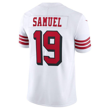 Men’s San Francisco 49ers Deebo Samuel White 75th Anniversary 2nd Alternate Limited NFL Jersey