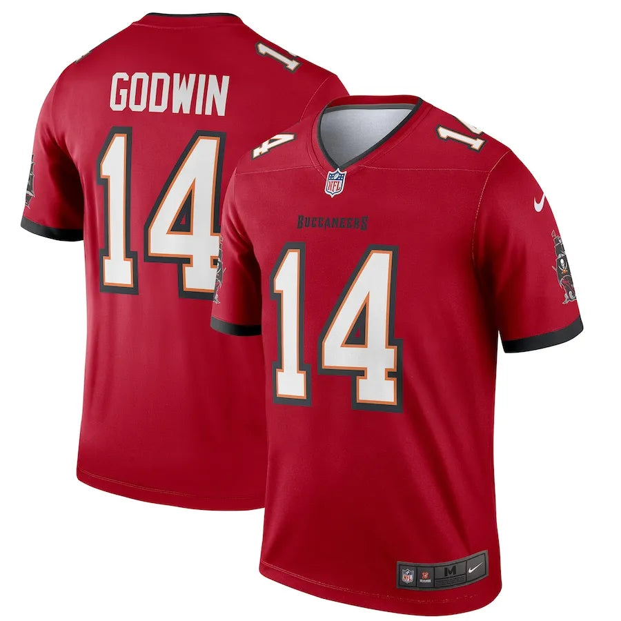 Men’s Tampa Bay Buccaneers Chris Godwin #14 NFL Red Legend Jersey - CADEAUME