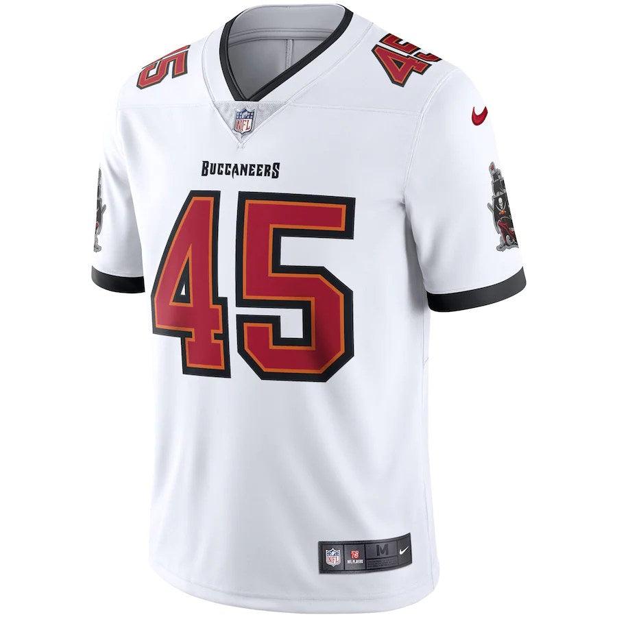 Men’s Tampa Bay Buccaneers Devin White NFL White Vapor Limited Jersey - CADEAUME