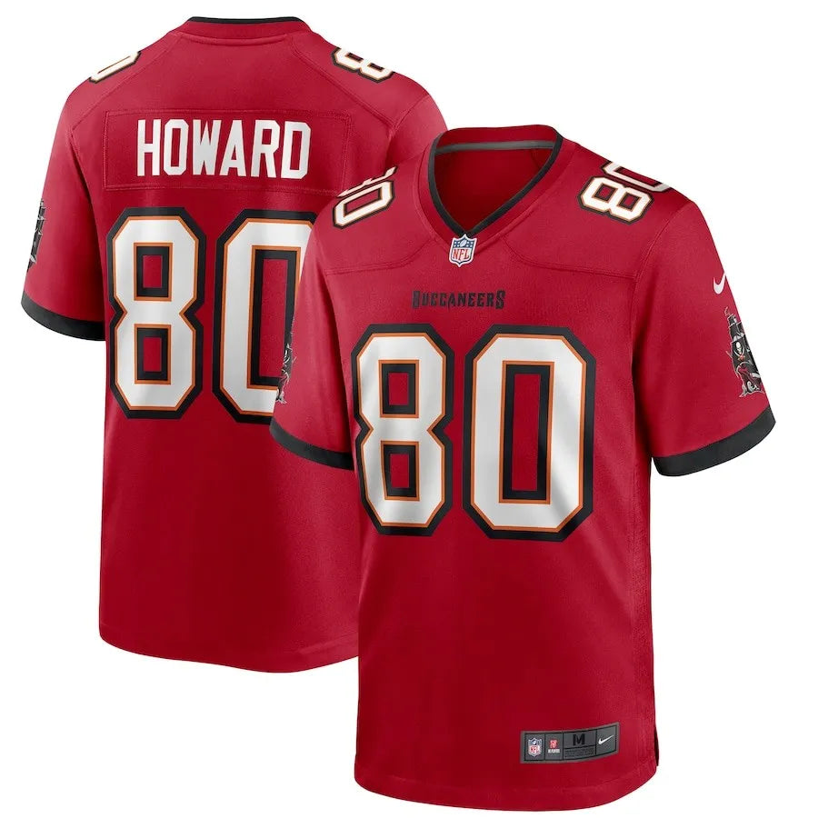 Men’s Tampa Bay Buccaneers O.J. Howard #80 Red Player Game Jersey - CADEAUME