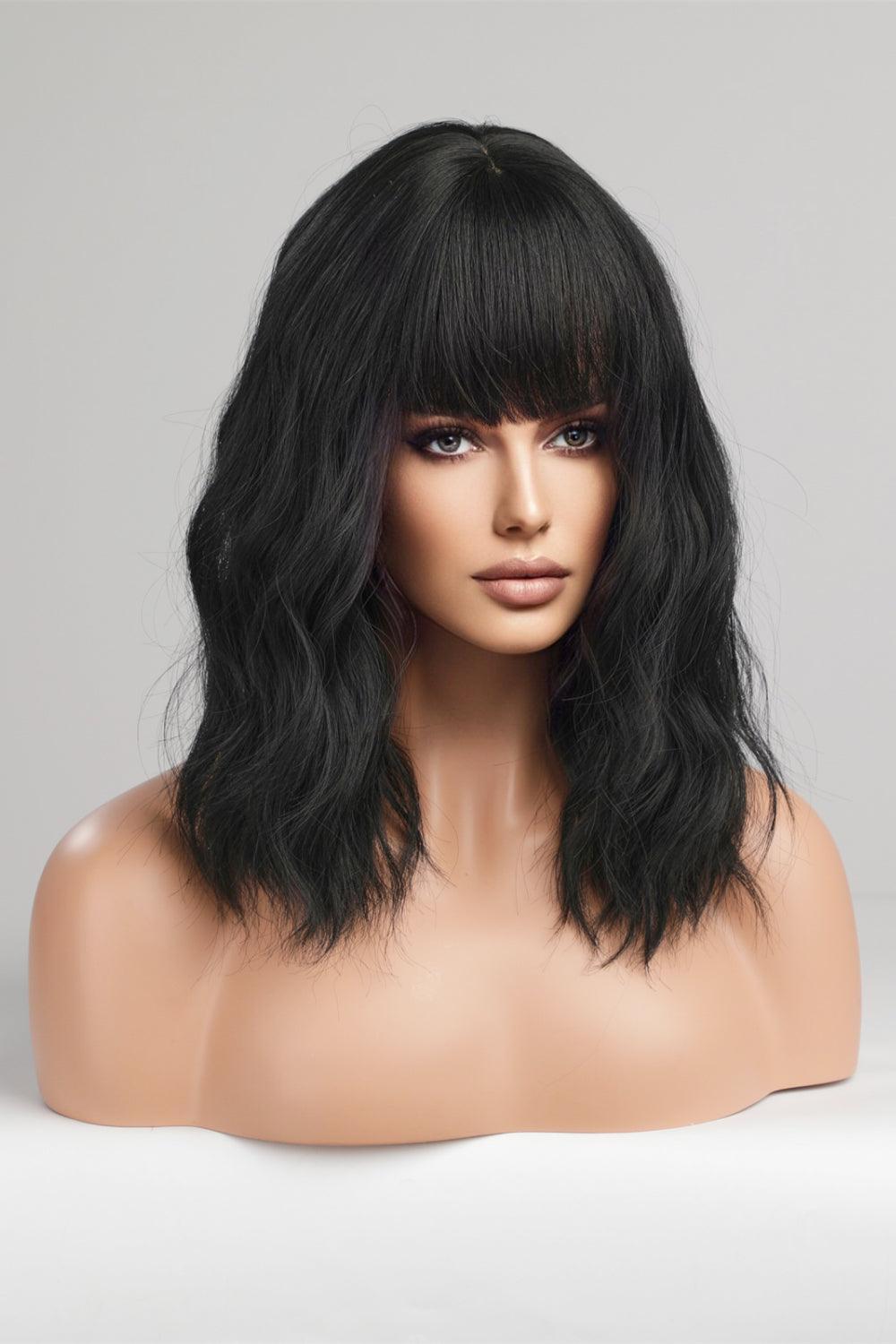 Mid-Length Wave Synthetic Wigs 12'' - CADEAUME