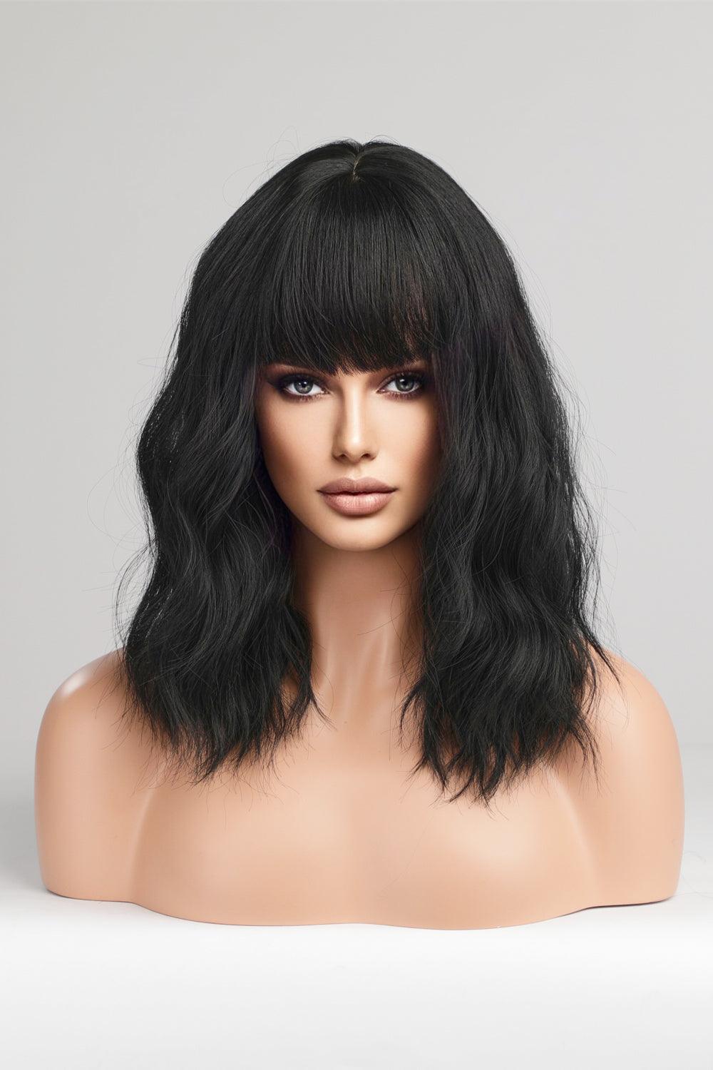 Mid-Length Wave Synthetic Wigs 12'' - CADEAUME