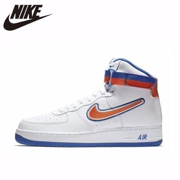 Nike Air Force 1 Knicks Men Skateboarding Shoes Breathable Sneakers  New Arrival#AV3938