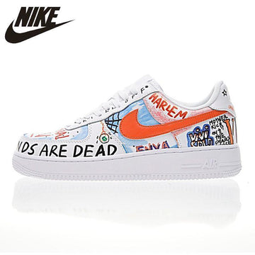 NIKE AIR FORCE 1 LOW Men and Women Skateboarding Shoes ,White,Abrasion Resistant Non-slip Waterproof Packaged 923088 100 - CADEAUME