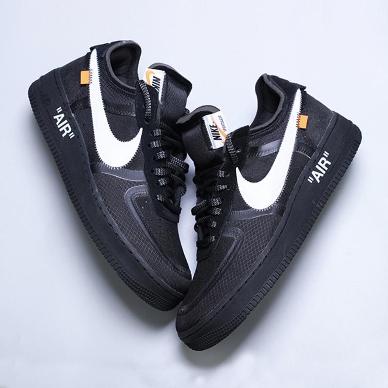 Nike Air Force 1 Original Off-white Ow Jointly Men Skateboarding Shoes Leisure Time Sports Sneakers#AO4606-001 - CADEAUME